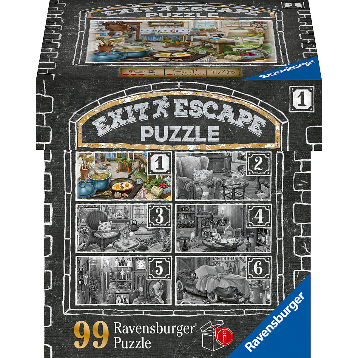 EXIT Puzzle - Im Gutshaus 1 - Küche, 99 Teile