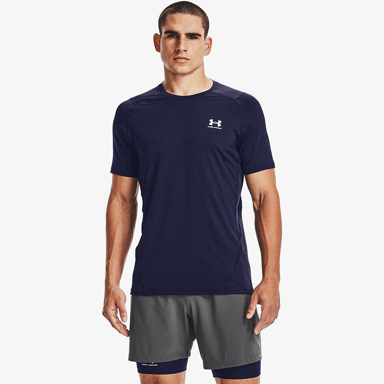 HeatGear Armour Fitted Short Sleeve Shirt