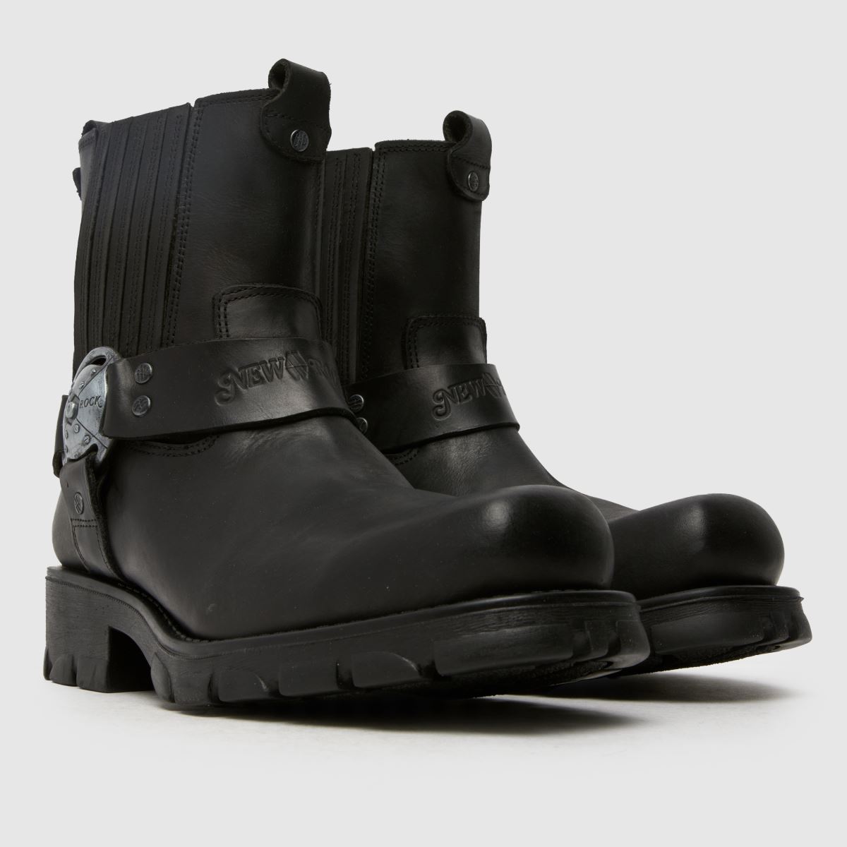 NEW ROCK – Svarta låga bikerboots