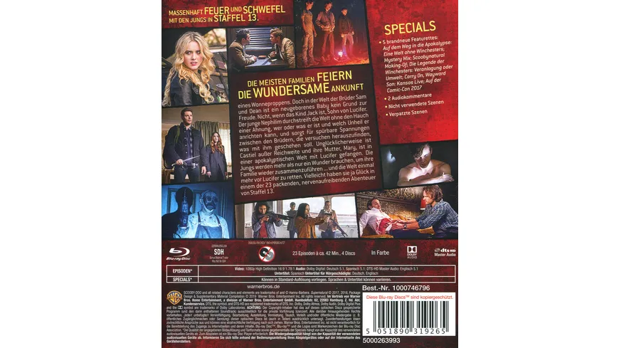 Supernatural - Staffel 13  [4 BRs]