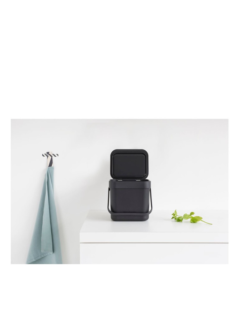 Κάδος απορριμμάτων Brabantia Sort & Go με λαβή 3 λίτρων
