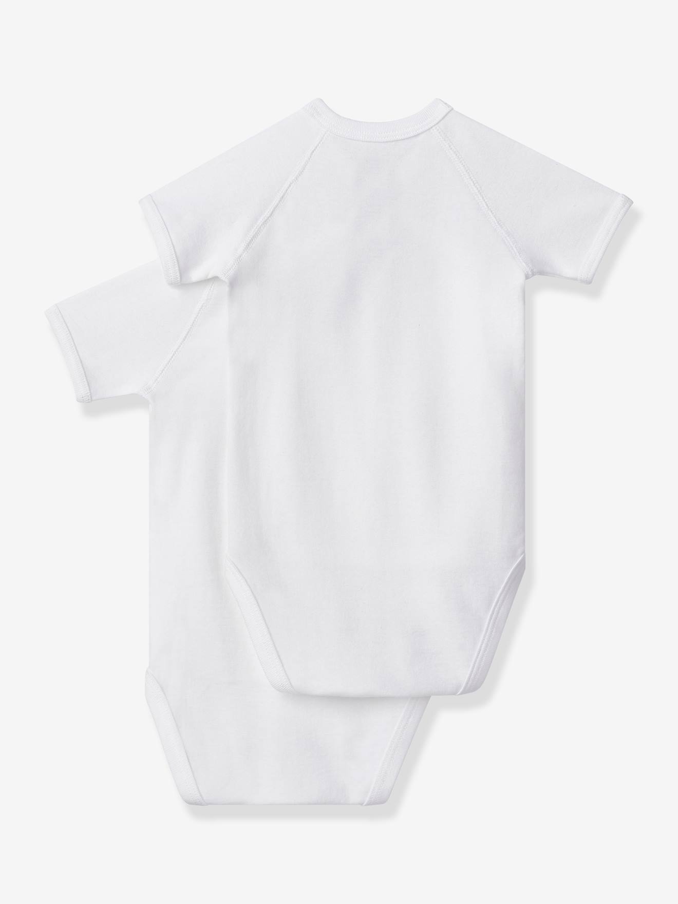Petit Bateau 2er-Pack Baby Kurzarmbodys PETIT BATEAU - weiß