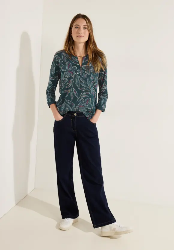 CECIL Tunikashirt mit Zipper