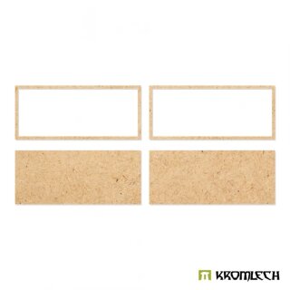 Old Infantry 5x2 Square Base Movement Trays (2)