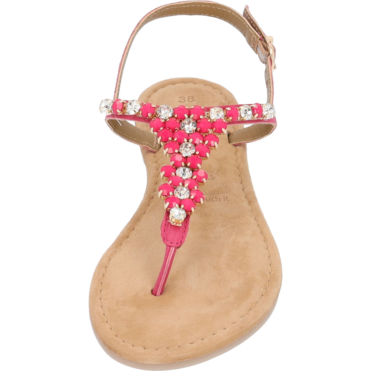Tamaris 28124, T-Steg-Sandalen, Damen, FUXIA