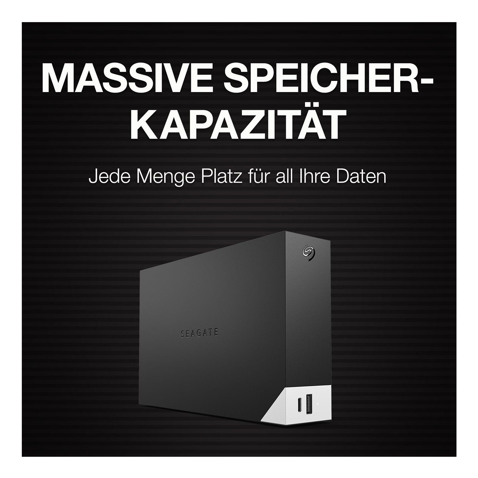Seagate OneTouch HDD-Festplatte (8TB), Desktop Hub 8TB Externe HDD-Festplatte