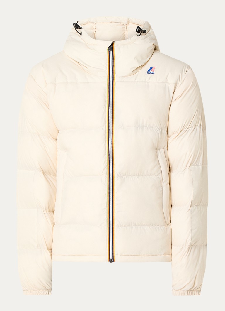 K-Way Le Vrai 3.0 puffer jacket with hood and logo