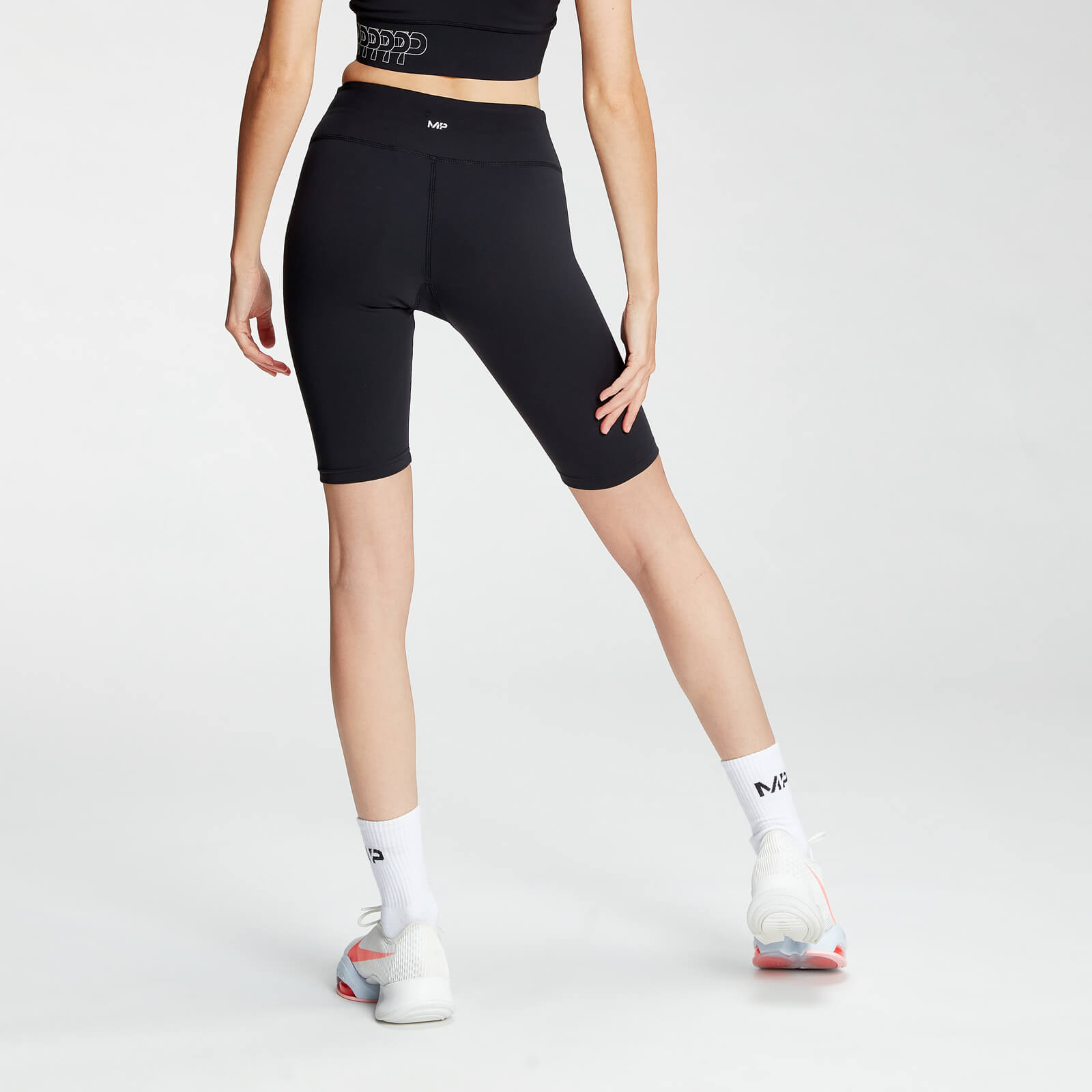 MP Women's Fade Graphic Training Cycling Shorts - Black