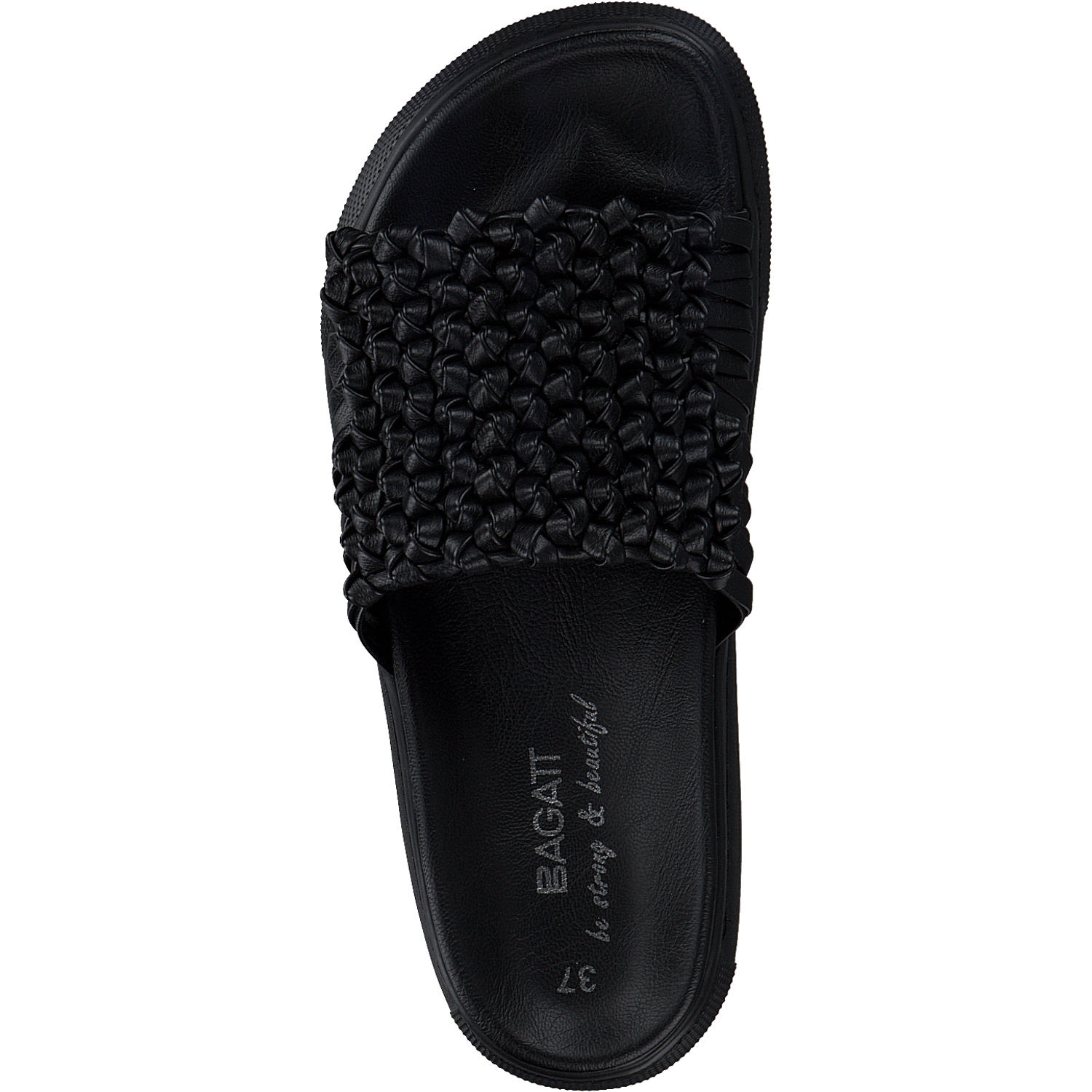Bagatt Dalia A7596, Plateau-Pantoletten, Damen, black