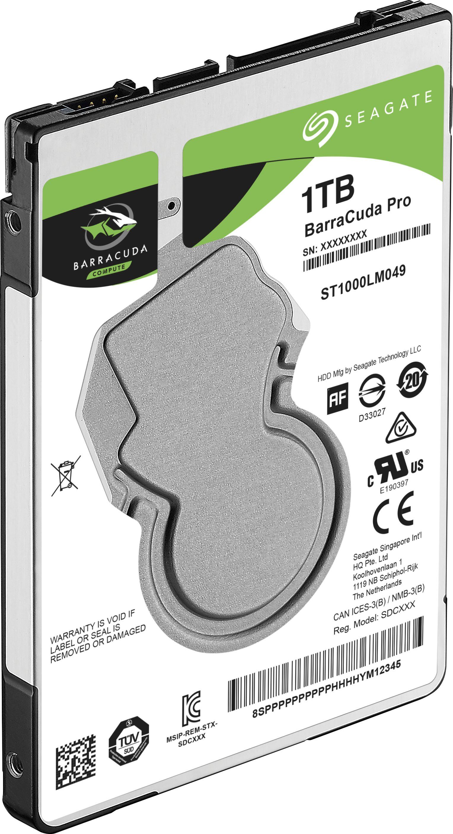 Seagate BarraCuda Mobile Pro HDD-Festplatte (1 TB) 2,5