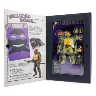 Teenage Mutant Ninja Turtles BST AXN x IDW Actionfigur & Comic Donatello Exclusive 13 cm