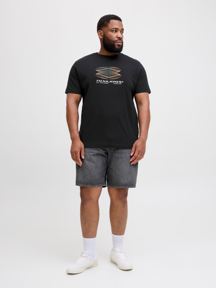 JACK & JONES PLUS T-shirt in Black günstig kaufen