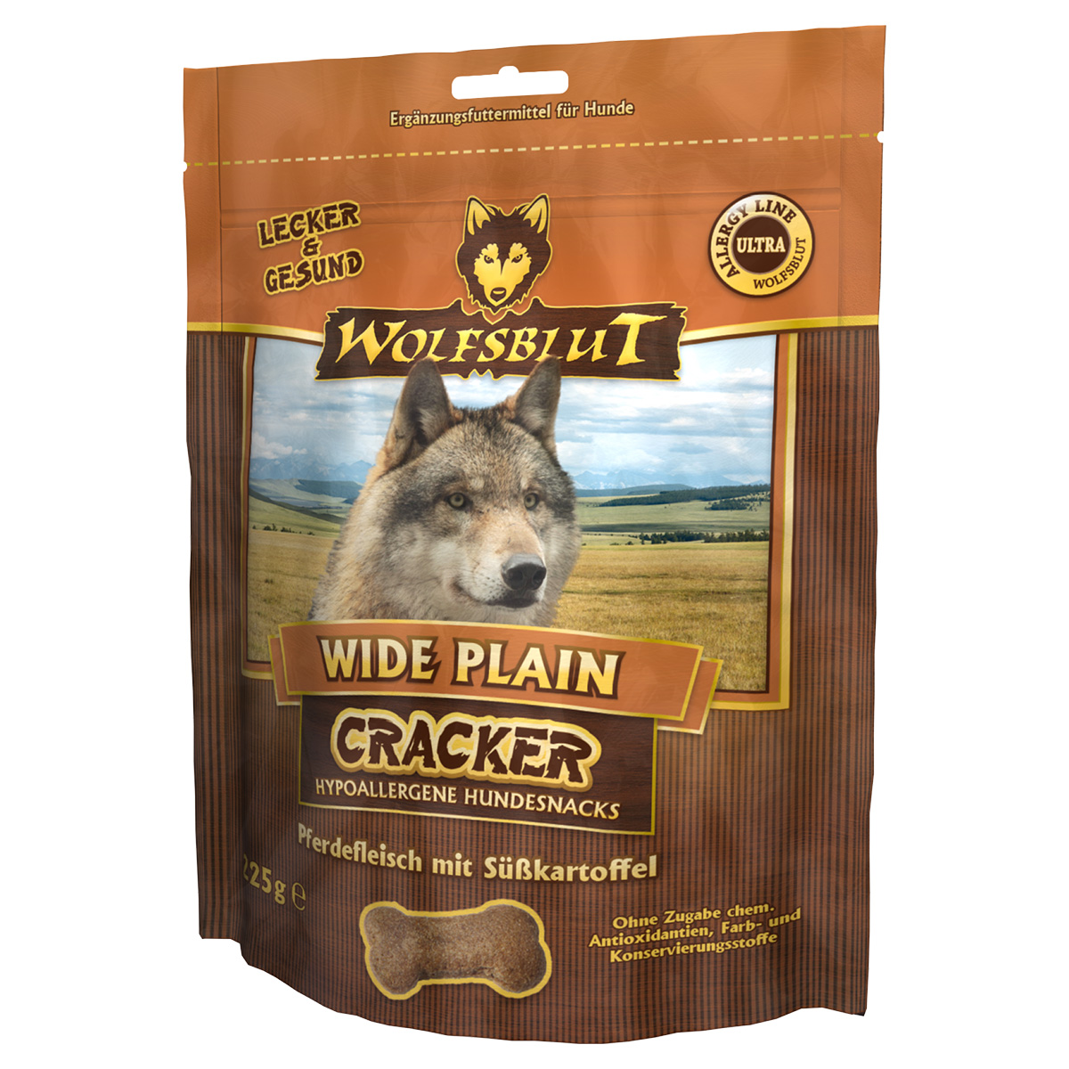 Wolfsblut Cracker Wide Plain Pferd & Süßkartoffel bei ZooRoyal