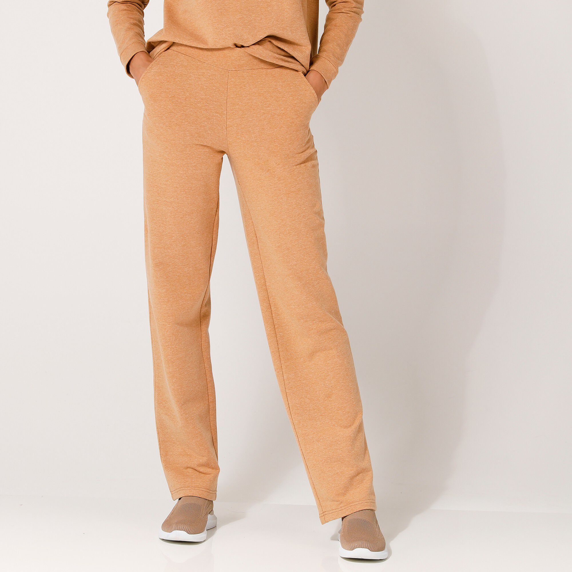 Pantalon d'ensemble molleton gratté
