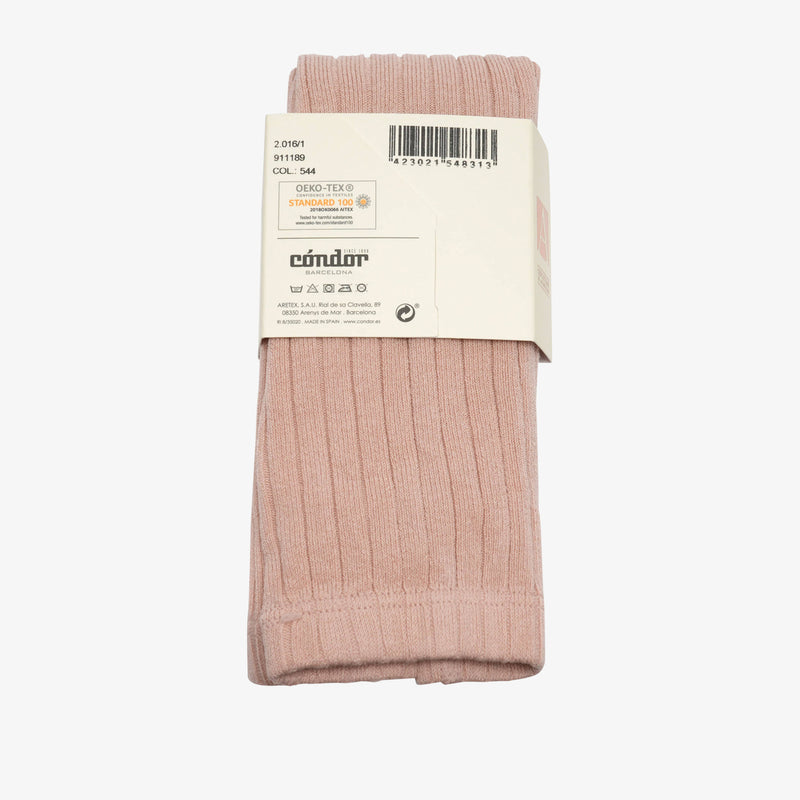 rib strumpfhosen - Rose