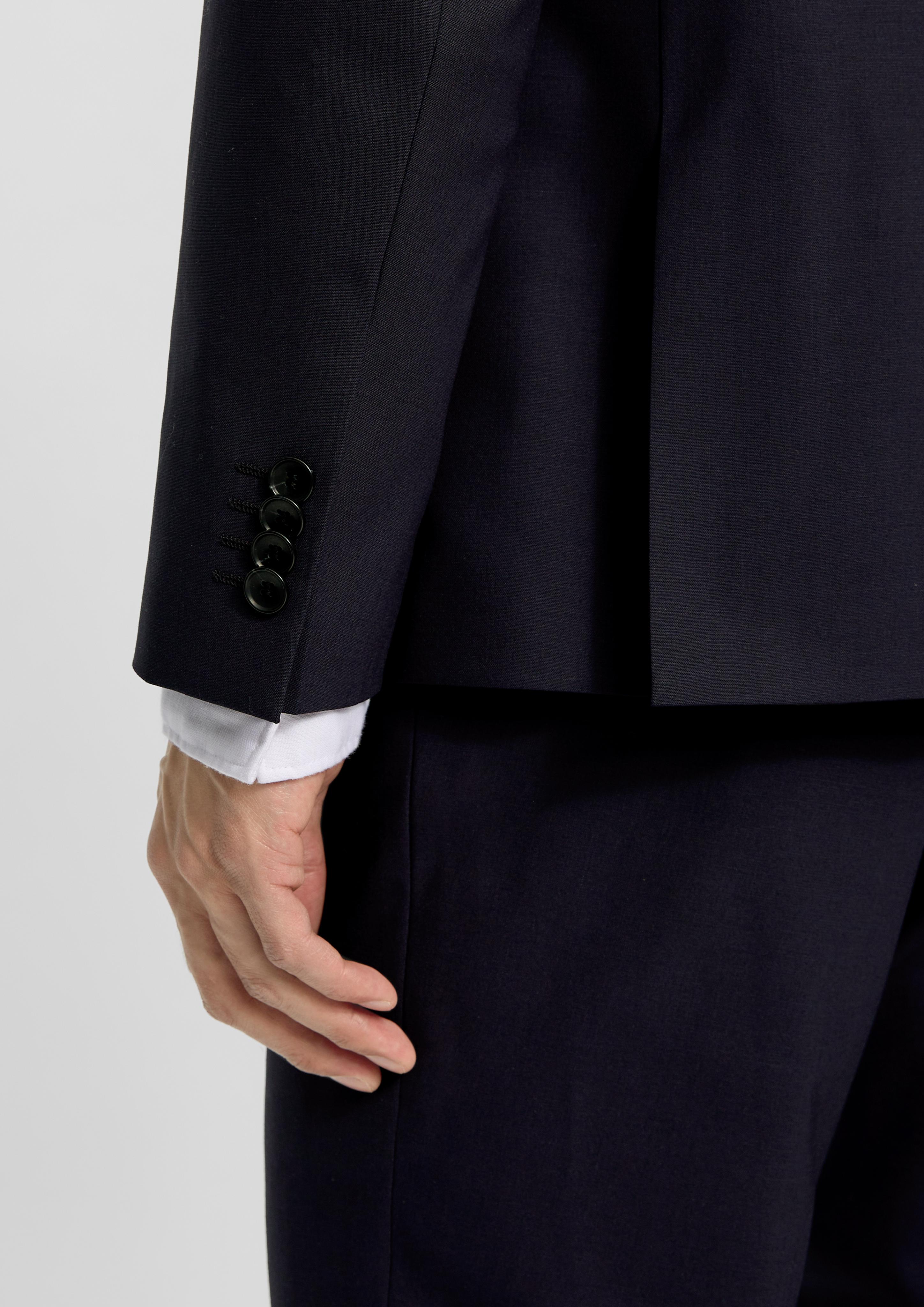 Slim: Elastisches Sakko in Wollmix  2134202-5952