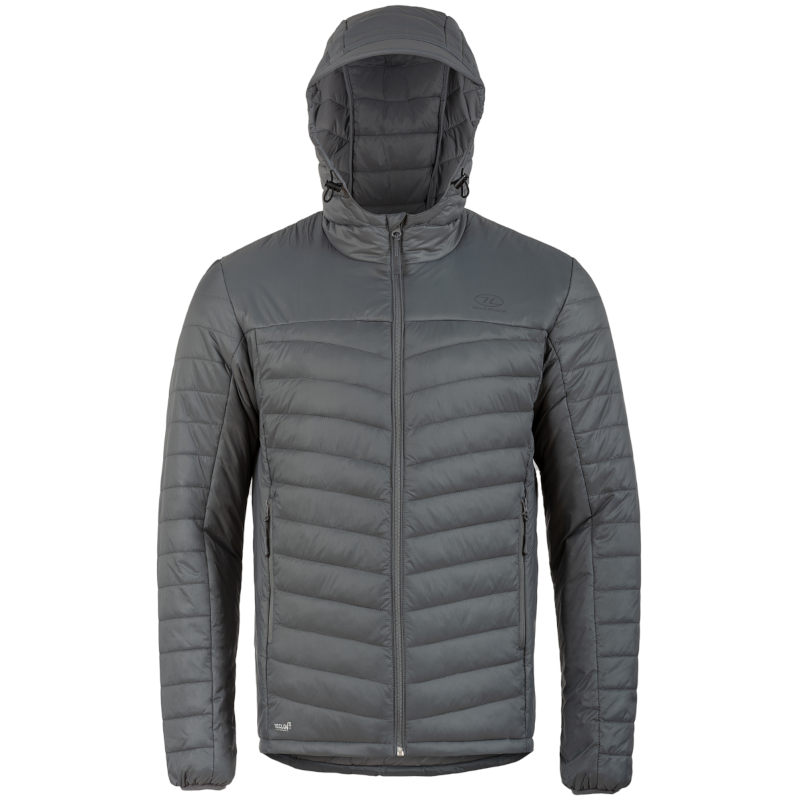 Highlander Lewis Isolierte Tecloft graue Herren Jacke