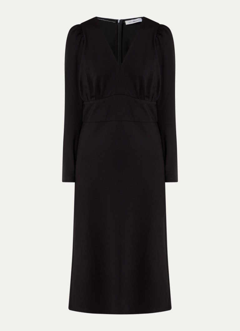 Rochie midi Co'Couture Costa cu mâneci bufante.