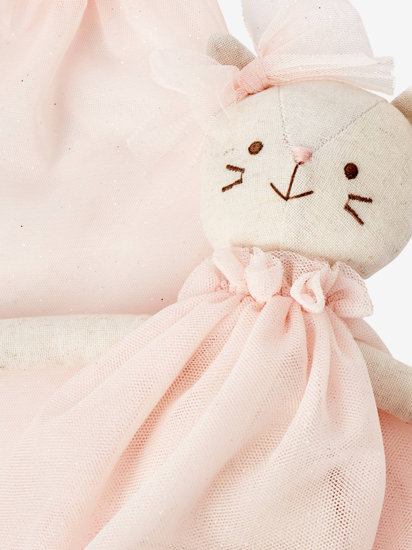 Poupée Chat danseuse rose