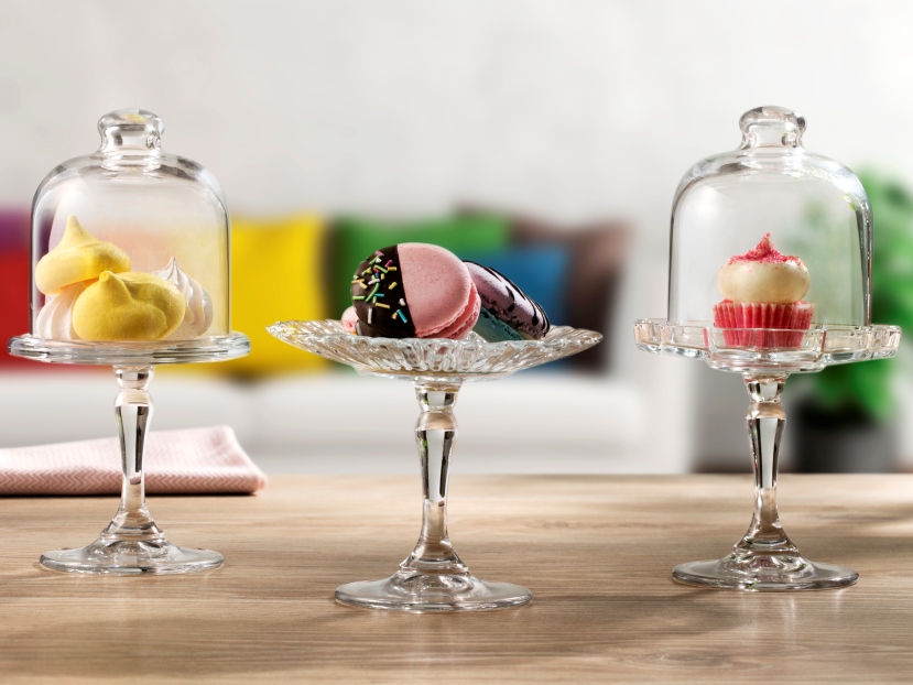 CreaTable MINI PATISSERIE Tortenplatten Set 4-tlg.