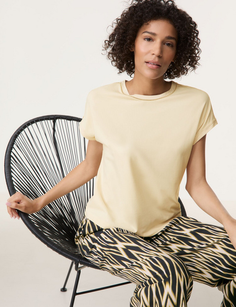 T-Shirt mit dekorativem Kettendetail