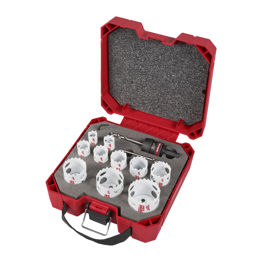 Set carotă Milwaukee Accessories 49224772 HOLEDOZER QUIK-LOK, 13 piese