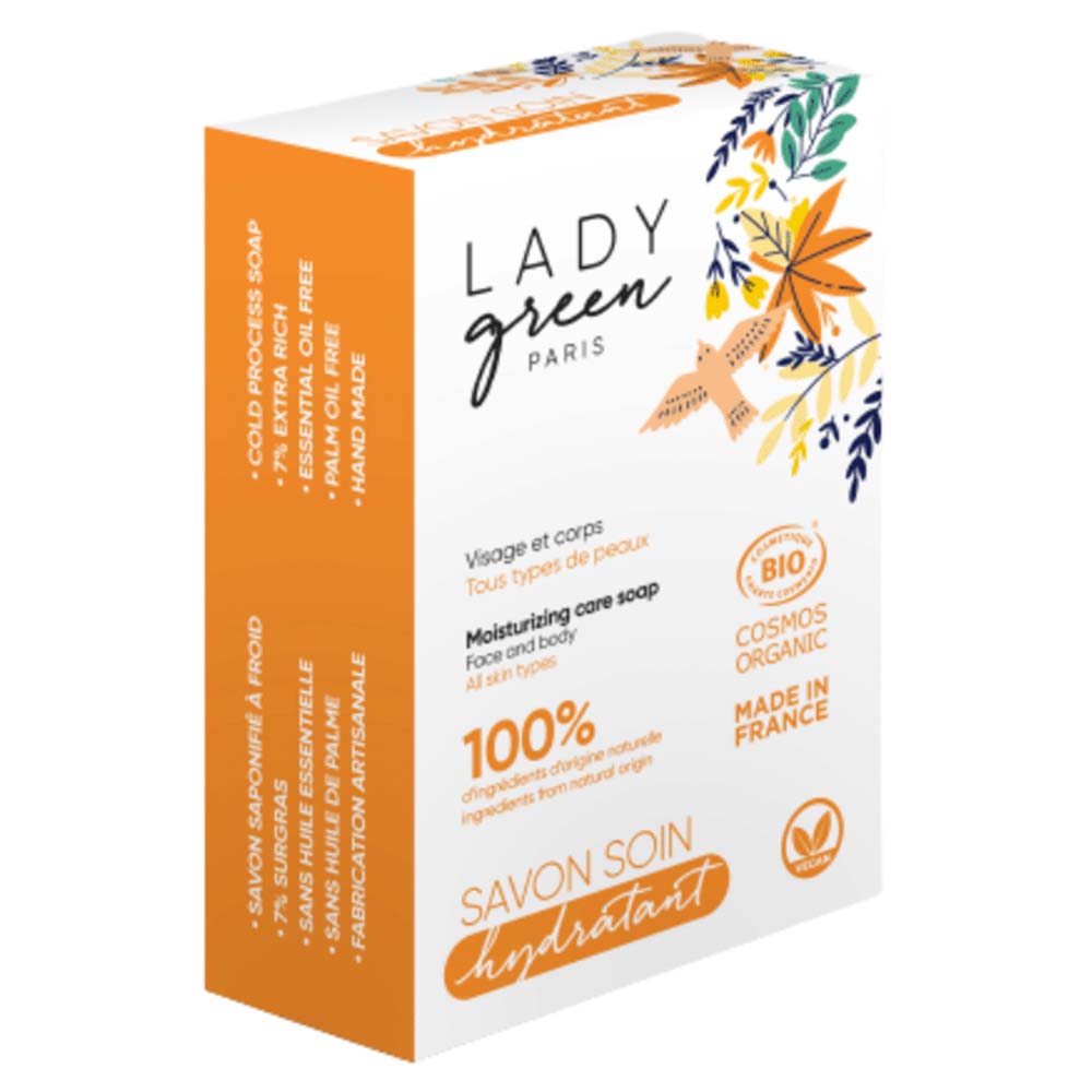 LADY green Feuchtigkeitsspendende Seife Gesicht & Körper 100 g
