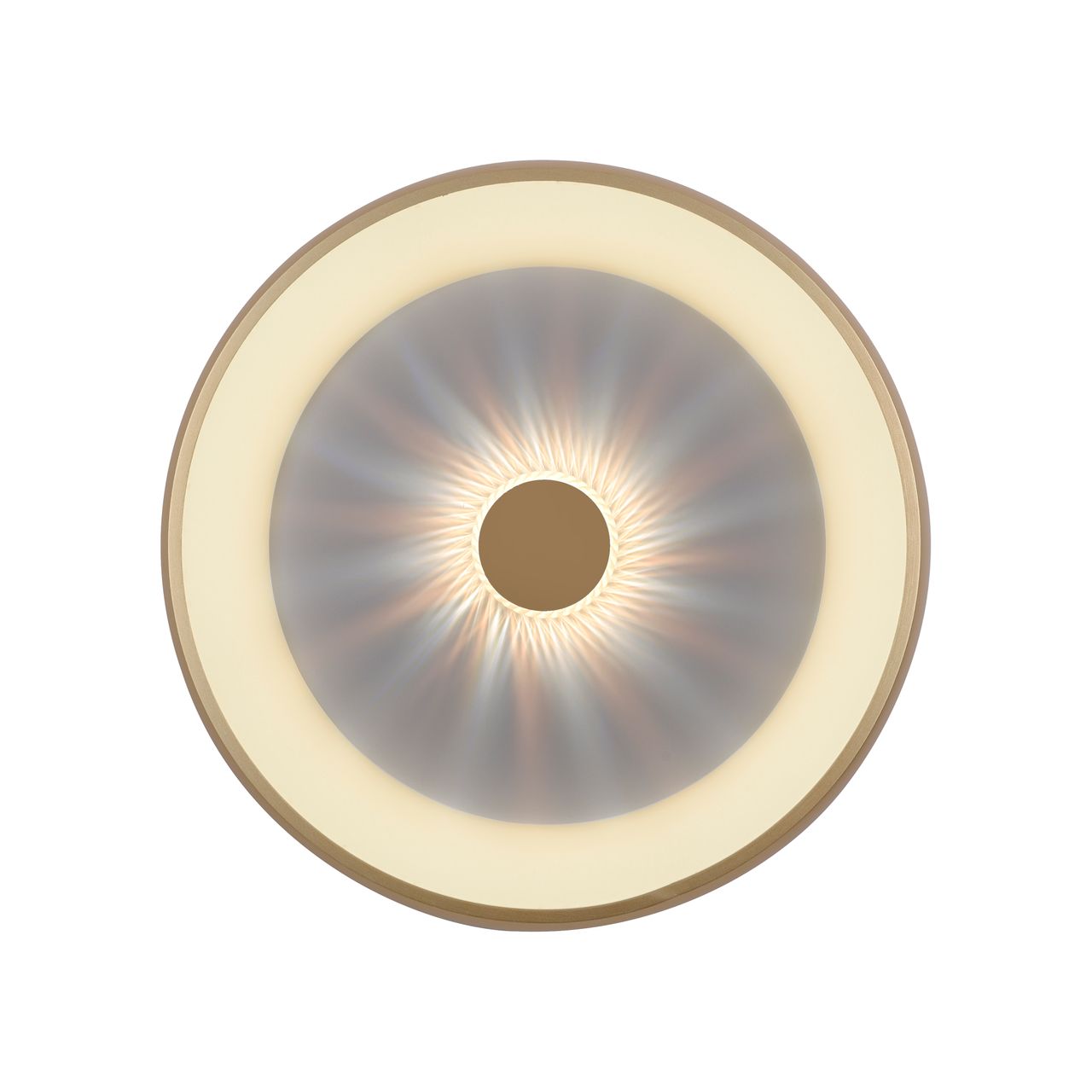JUST LIGHT LED Deckenleuchte VERTIGO, CCT, dimmbar, Fernbedienung, Ø61,5cm, Kristall-Effekt