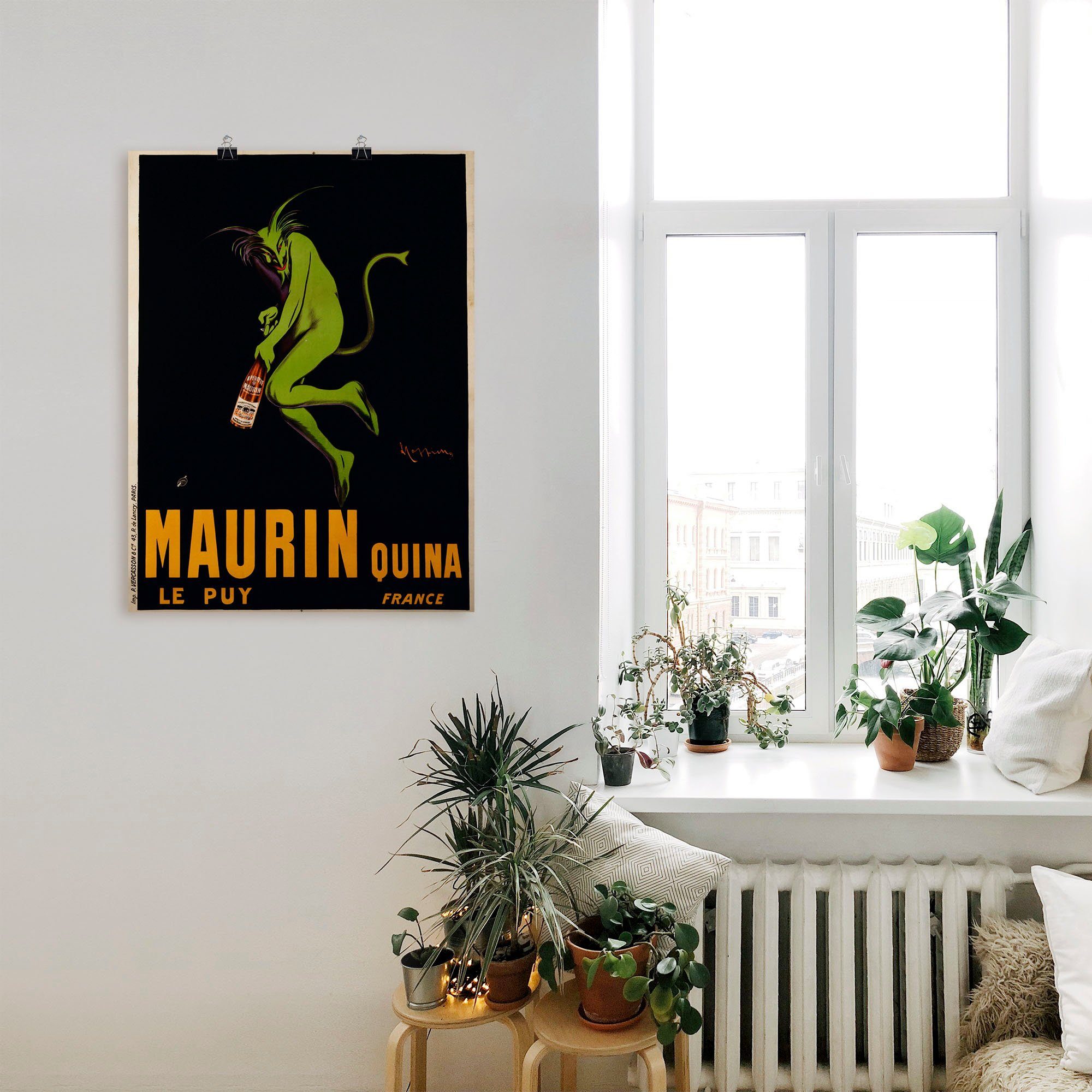 Artland Wandbild Maurin Quina. Um 1922, Schilder (1 St), als Leinwandbild, Wandaufkleber oder Poster in versch. Größen