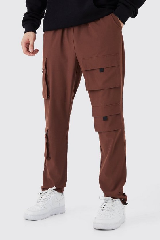 Tall Slim-Fit Cargo Stretch-Hose mit Taschen