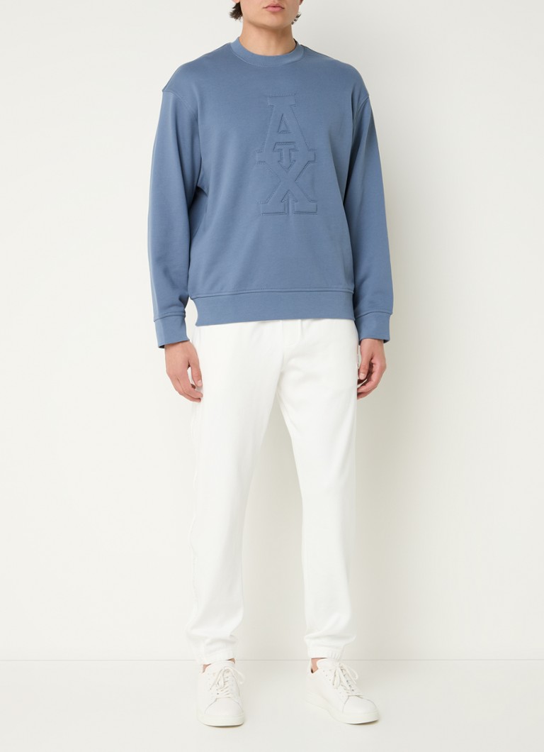 Maglione Armani Exchange con logo stampato in 3D
