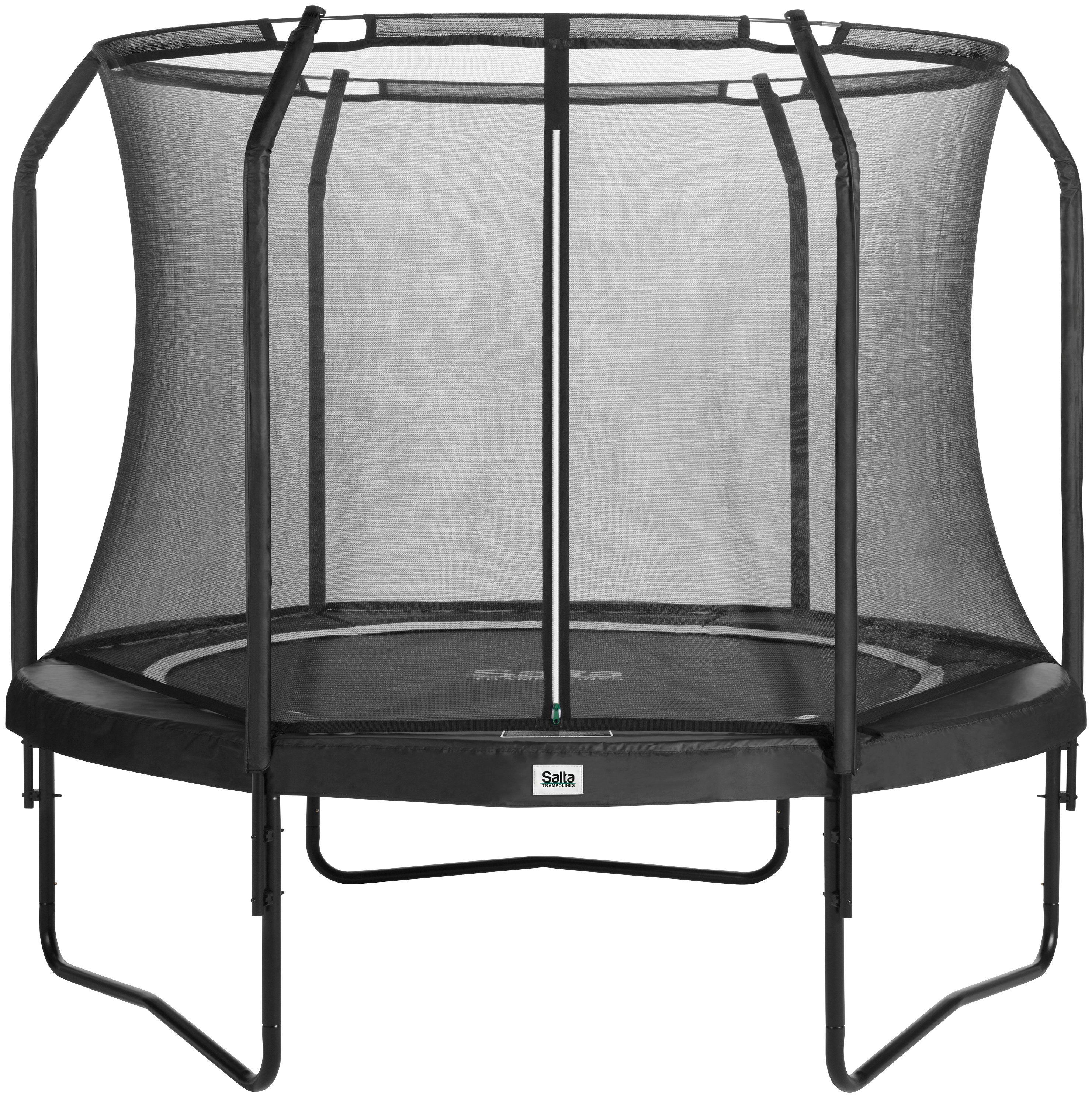 Salta Gartentrampolin Premuim Black Edition, Ø 251 cm, Schutzrand schwarz