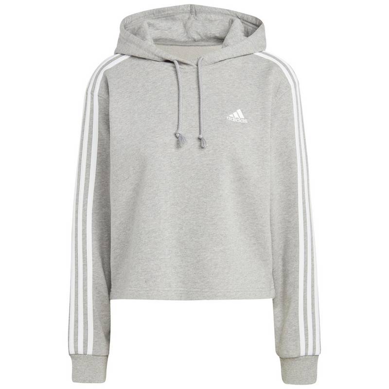 adidas Essentials 3 Stripes Crop Hoodie Damen