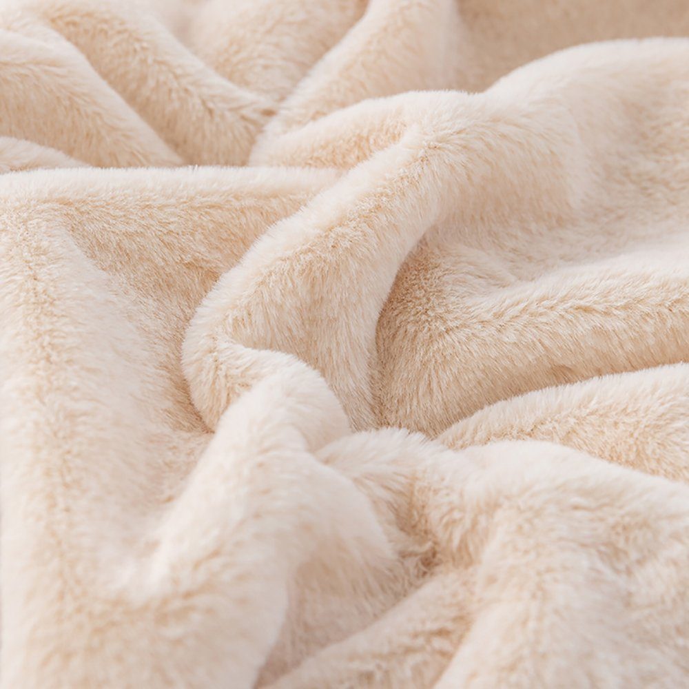 Wohndecke Flanell-Sofadecke Toskana Bubble Blanket Warm und weich, SCOHOME, Casual Nap Blanket Decke Abdeckung Decke