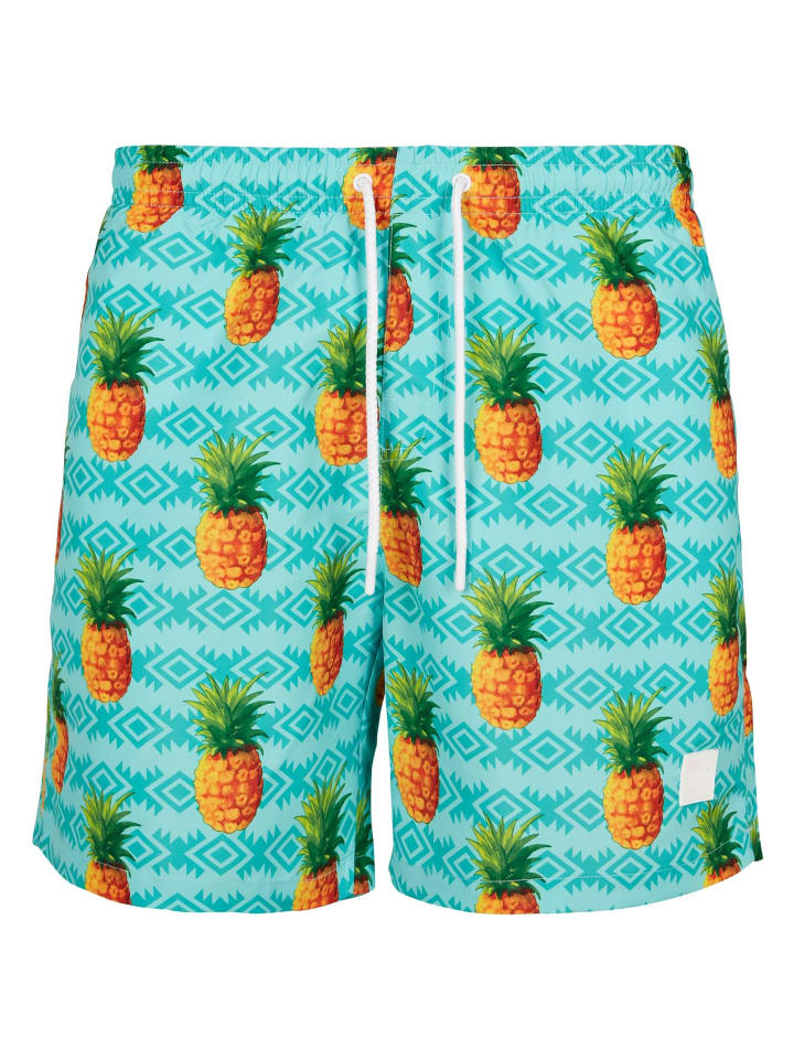 Urban Classics Urban Classics Badeshorts in pineapple aop günstig kaufen