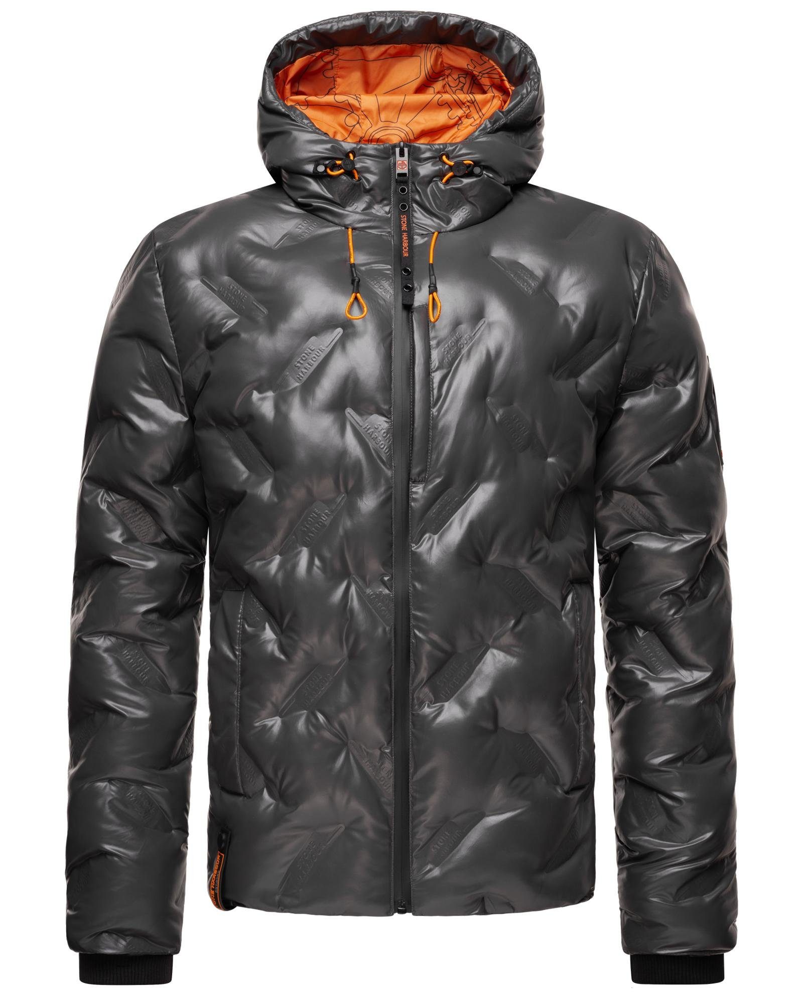 Stone Harbour Outdoorjacke Geroo Sportliche, wasserdichte Herren Winterjacke mit Kapuze