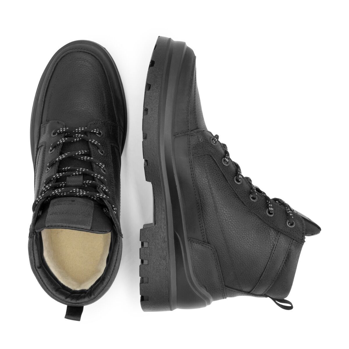 Travelin' Canmore schwarze Herren Schnürstiefel