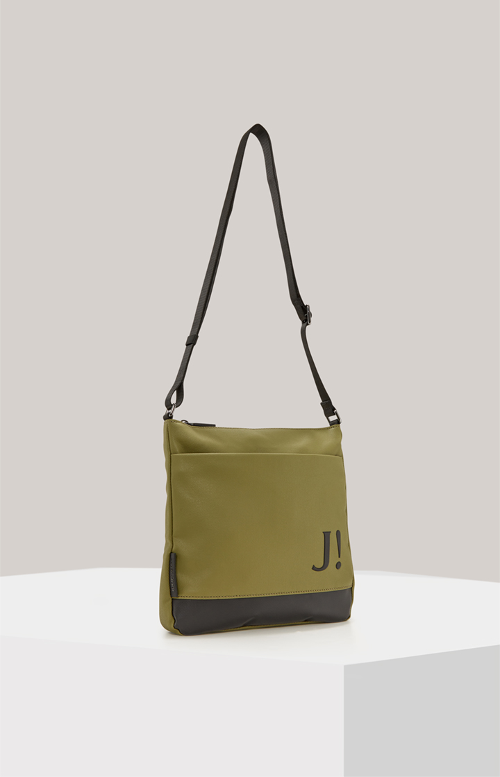 Schultertasche Marcena Milian in Grün/Schwarz