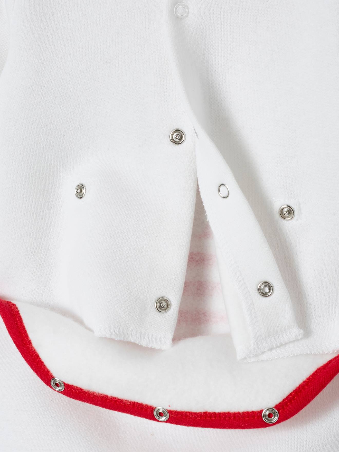 Pyjama noël bébé fille DS® Minnie blanc / rouge