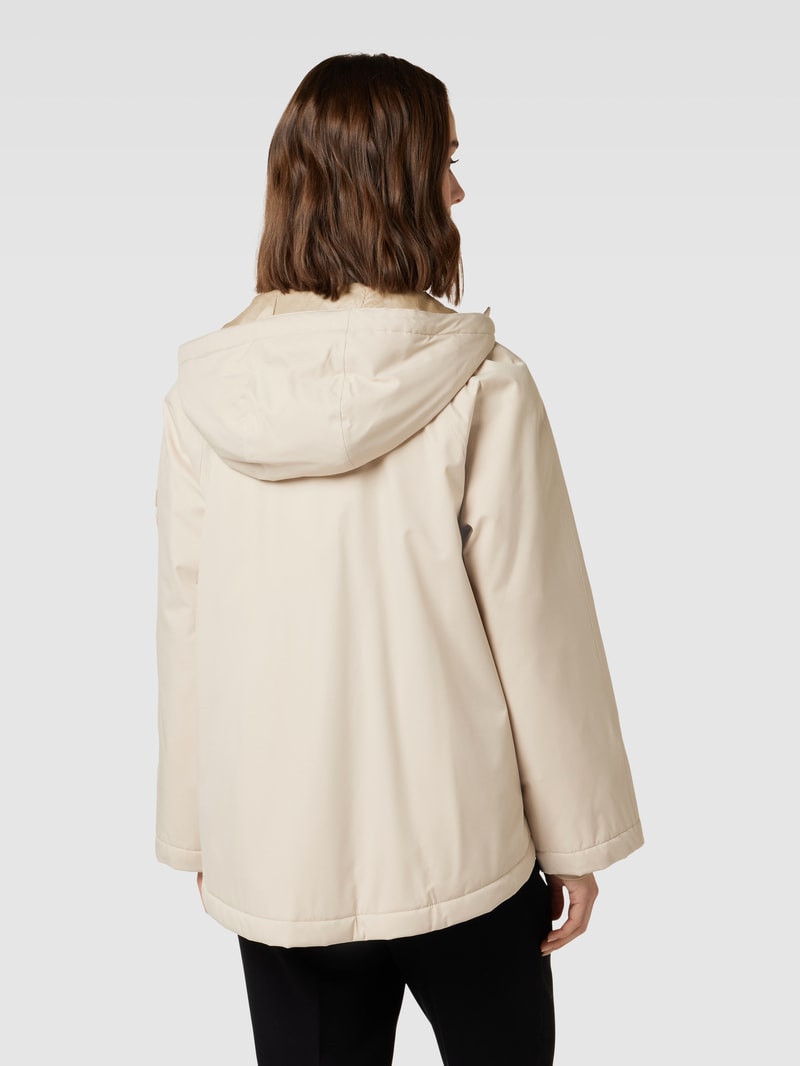 Jacke mit Kapuze Modell 'DELIS' in offwhite