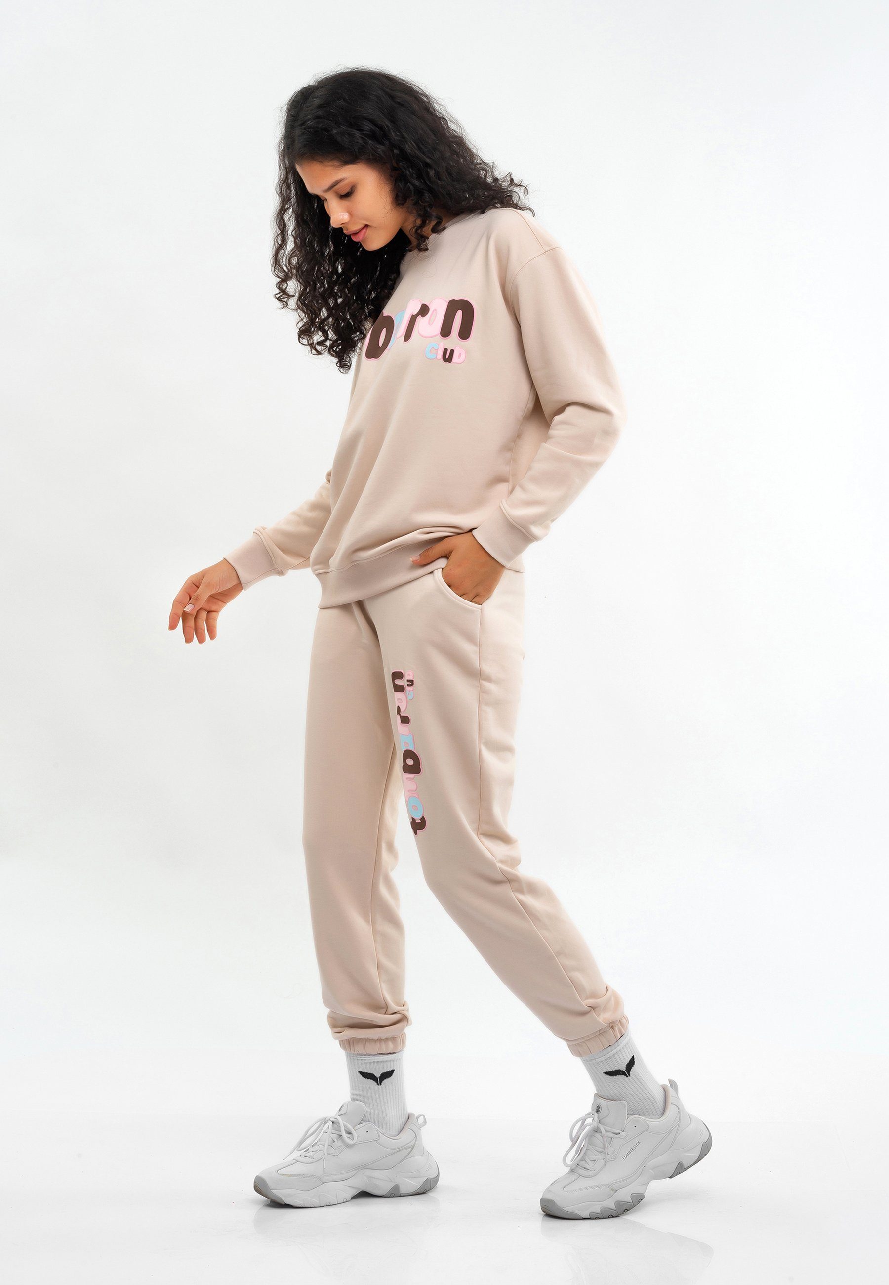 Tom Barron Jumpsuit Tom Barron Freizeitanzug WOMEN REGULAR FIT SWEATSHIRT AND PANTS SETS