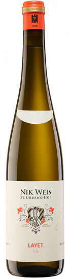 2021 LAYET GG Riesling VDP.Großes Gewächs trocken - Weingut Nik Weis - St. Urbans-Hof