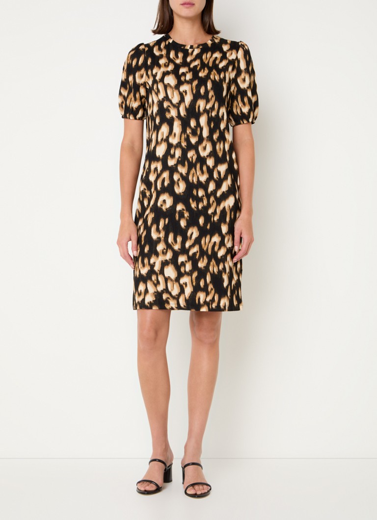 Abito corto Gerry Weber con stampa leopardata e texture