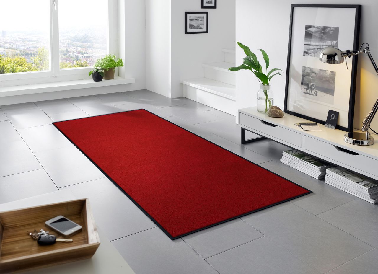 Fuma Rutschfeste Fußmatte Regal Red 190 x 75 cm