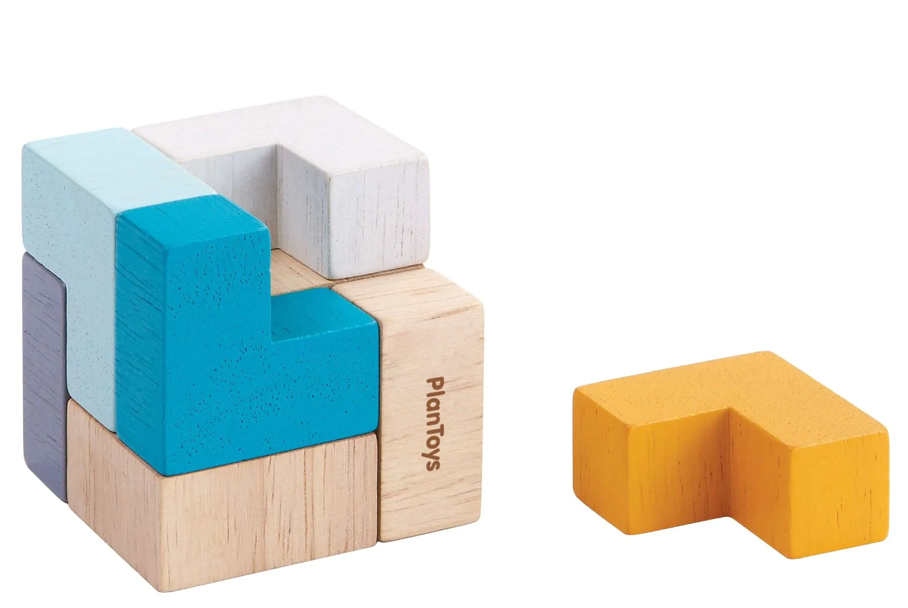 Μίνι Παζλ με Κύβους Plan Toys