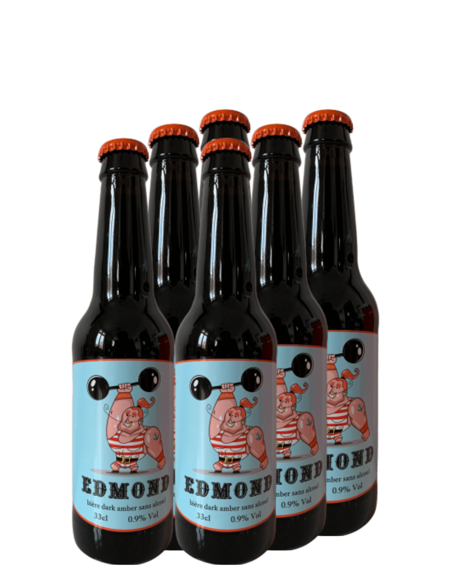 Edmond : Dark Amber - Gueule de joie 0.5° |  33 cl