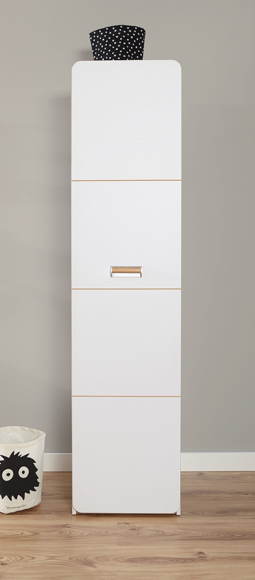 Ticaa Jugendzimmer-Set Lori, (Set, 6-St., Bett, Schrank, Schreibtisch, Standregal, Wandregal, Nachttisch), Bett + Schrank + Schreibtisch + Standregal + Wandregal + Nachttisch