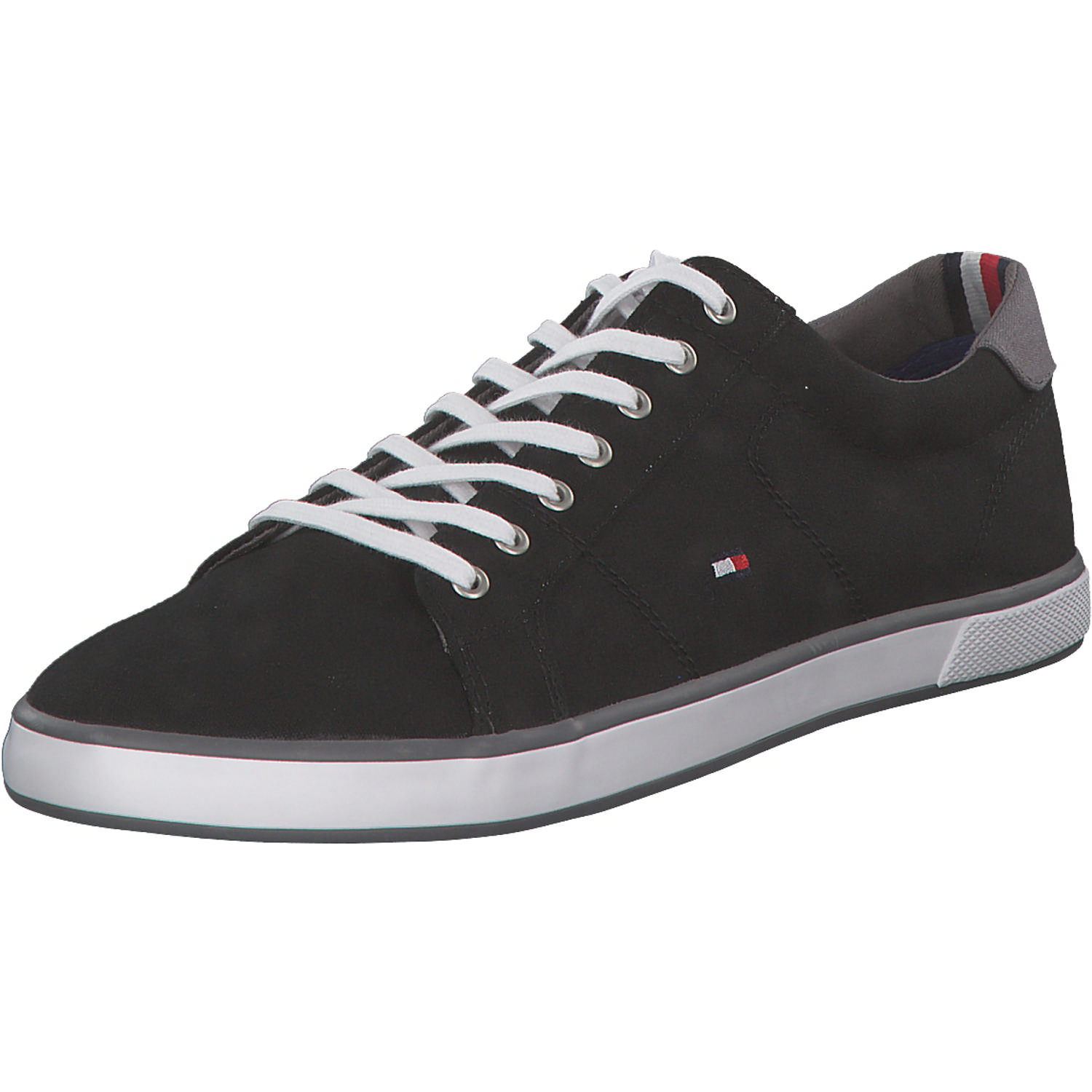 Tommy Hilfiger FM0FM00596, Sneakers Low, Herren, Schwarz (Black/Grey/Red)