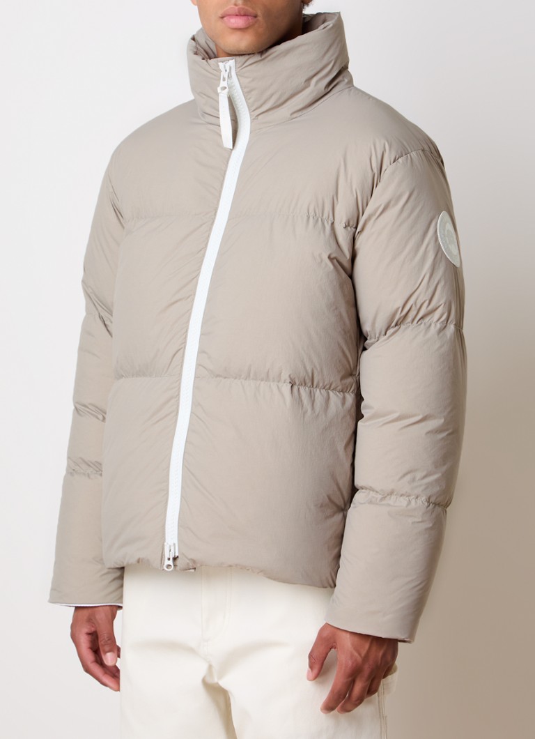 Doudoune Canada Goose Lawrence avec garnissage en duvet et logo