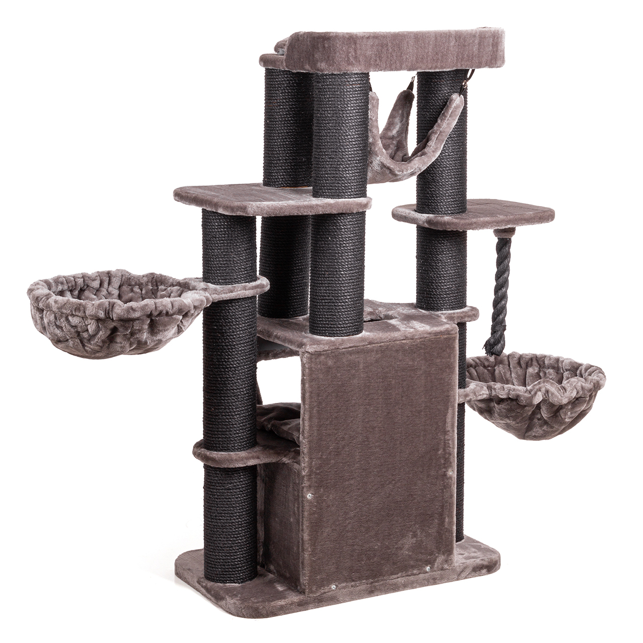Wagner Kratzbäume Wagner Canadian Cat Company Kratzbaum Hudson schwarz/ grau